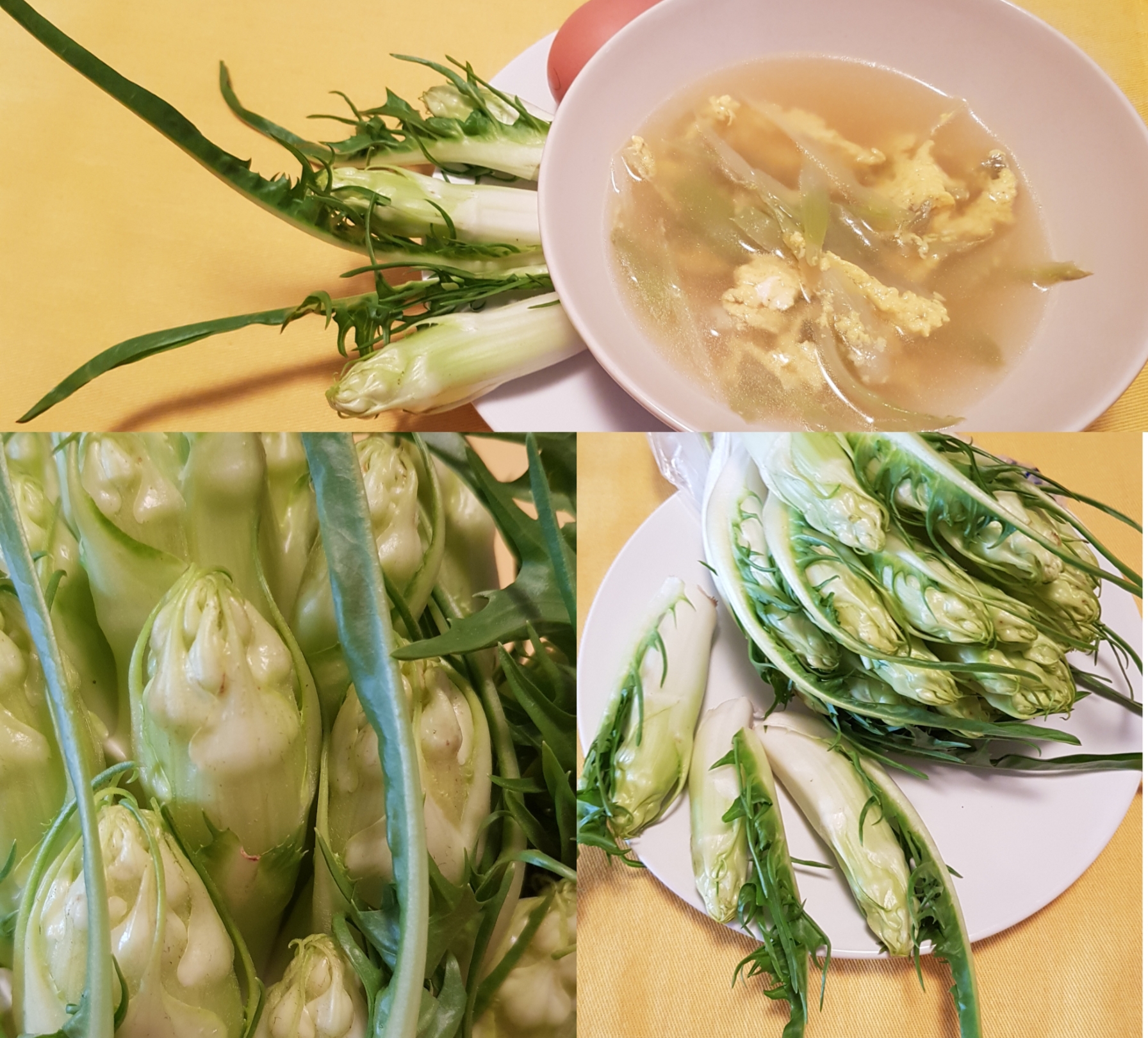 Puntarelle in brodo con stracciatella – Zerocarbs